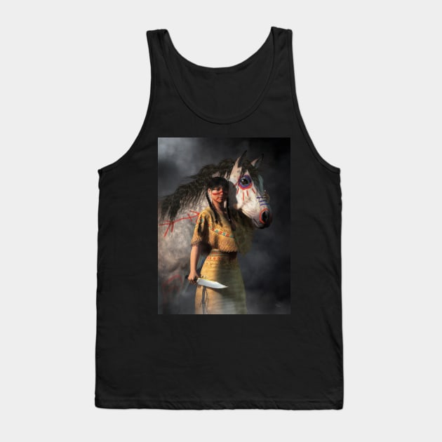 War Paint Tank Top by DanielEskridge